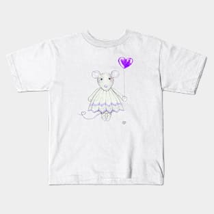 Miss Margaret purple Kids T-Shirt